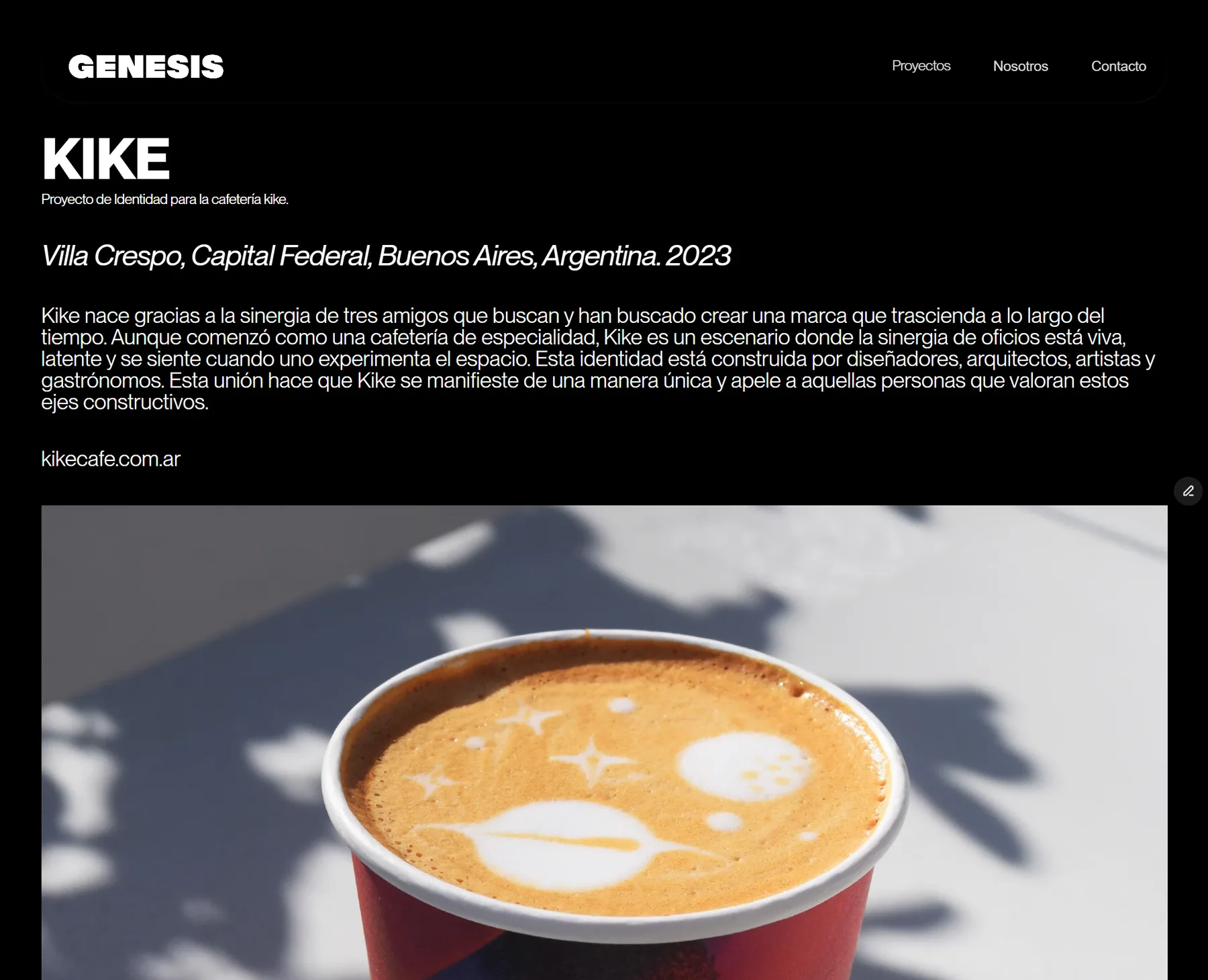 Identidad Génesis — Designer Portfolio Website — 4