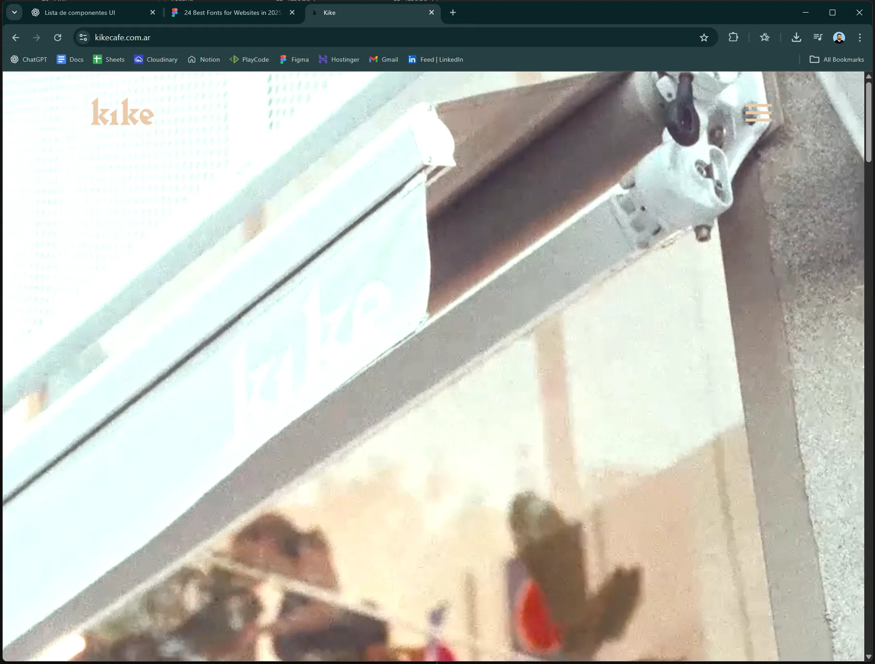 Kike Café — Digital presence and landing page