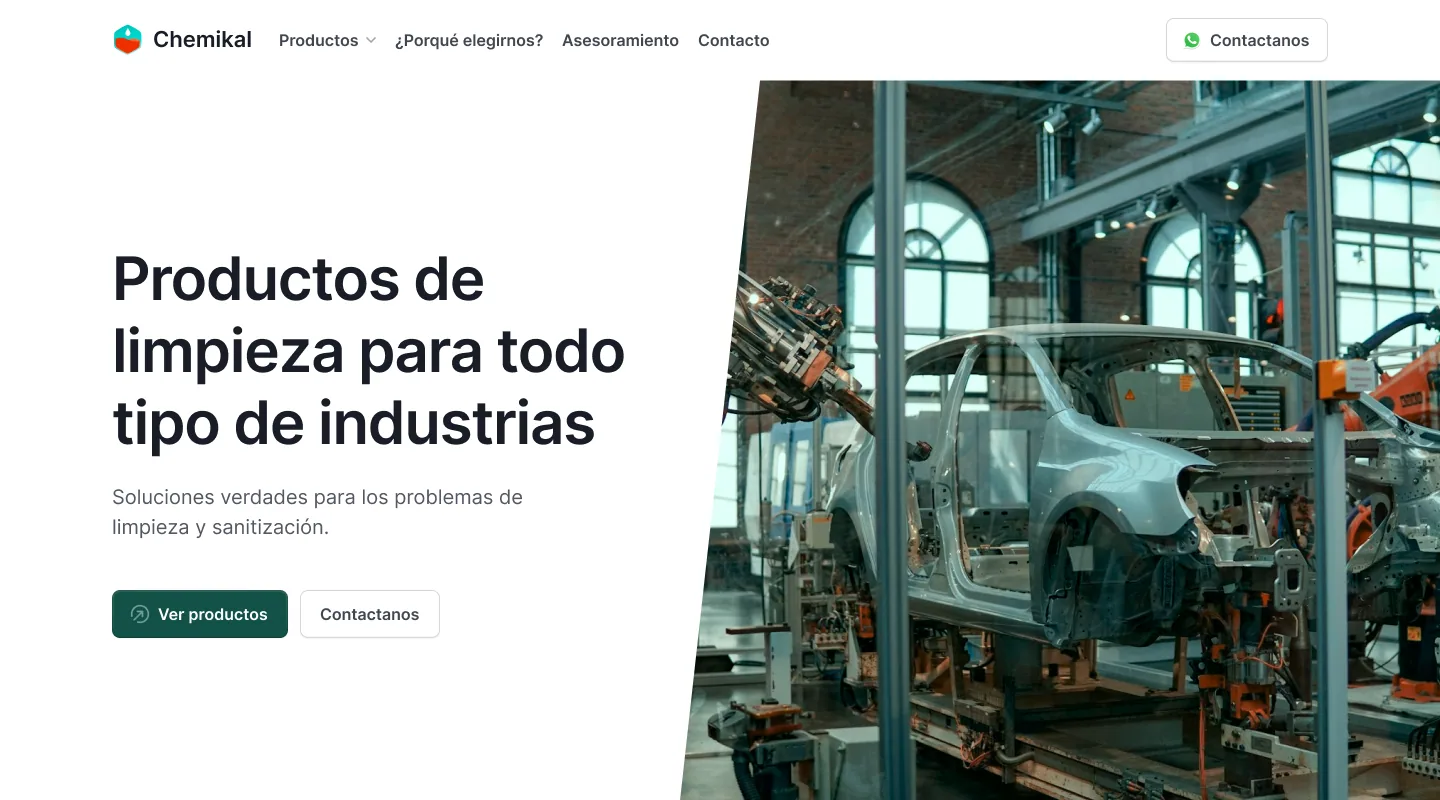 Chemikal — Website redesign & digital strategy