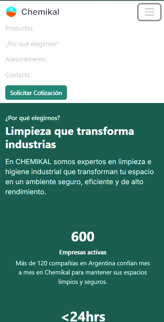 Chemikal — Website redesign & digital strategy — 1