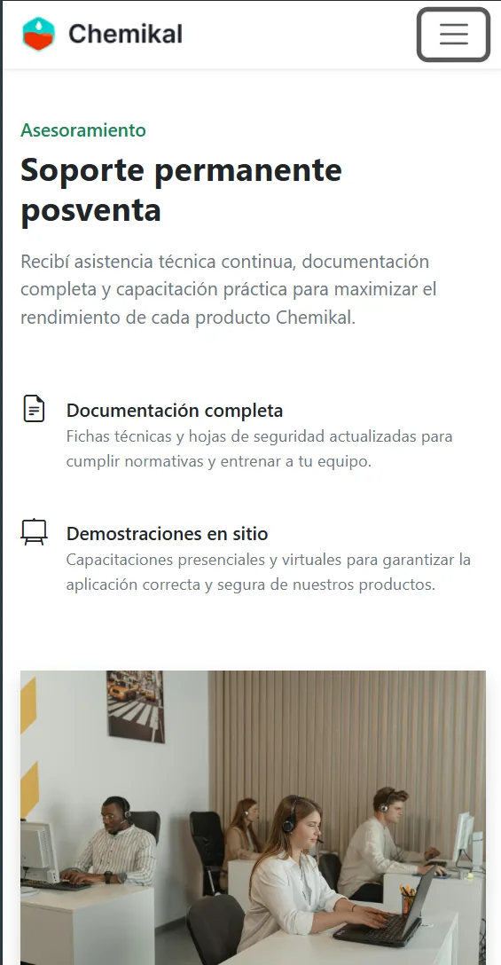 Chemikal — Website redesign & digital strategy — 2